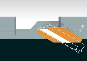 Securing driving of an underground work withstandard jet grouting under the groundwater level,underground moving-staircase tube